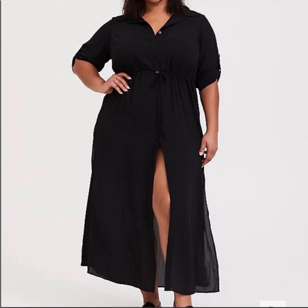 Torrid coverup maxi dress
